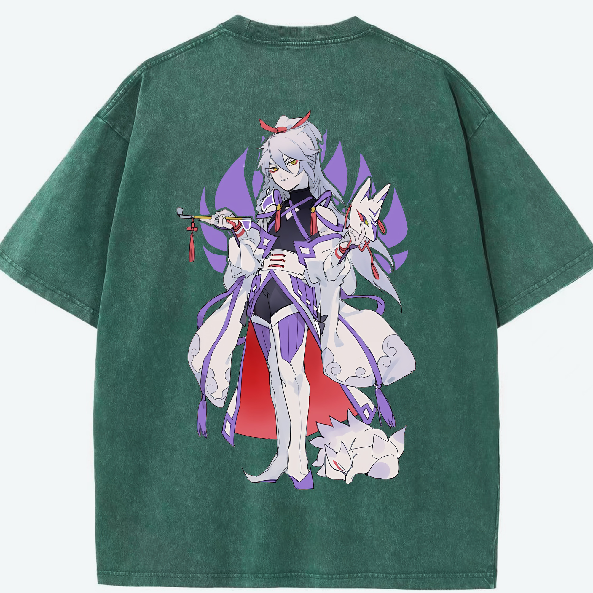 （画像用） 妖怪ウォッチ Yo-kai Watch 綿100% ヴィンテージ風 半袖Tシャツ（背面プリント）